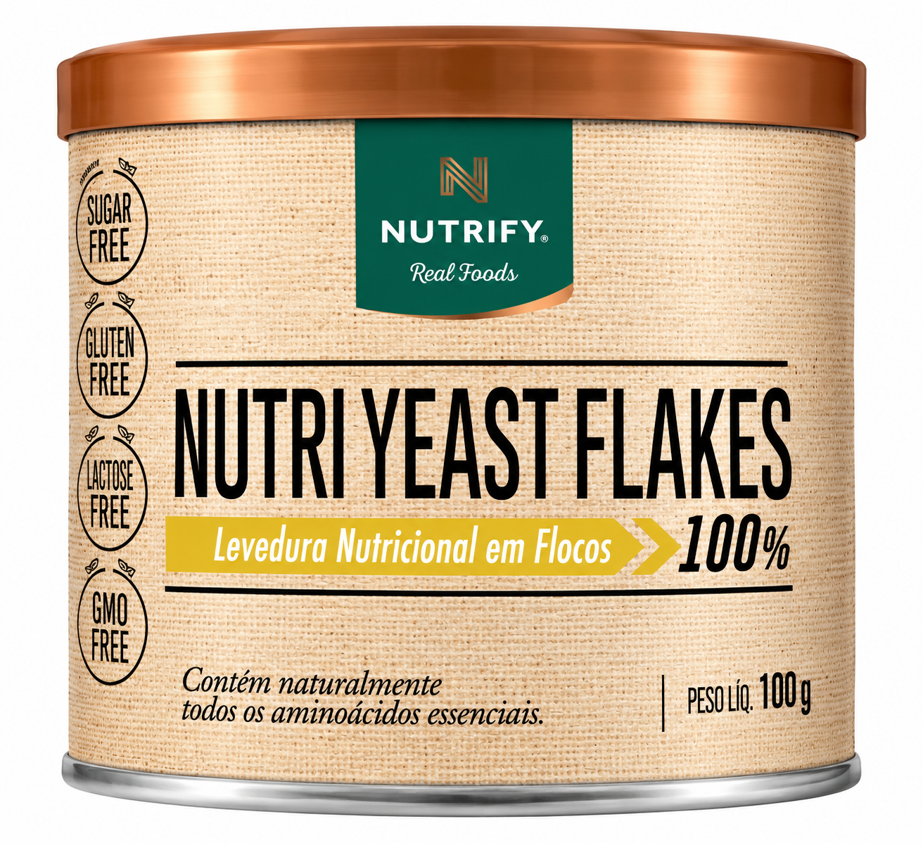 Nutrify NutrYeast Flakes Levedura Nutricional em Flocos 100g