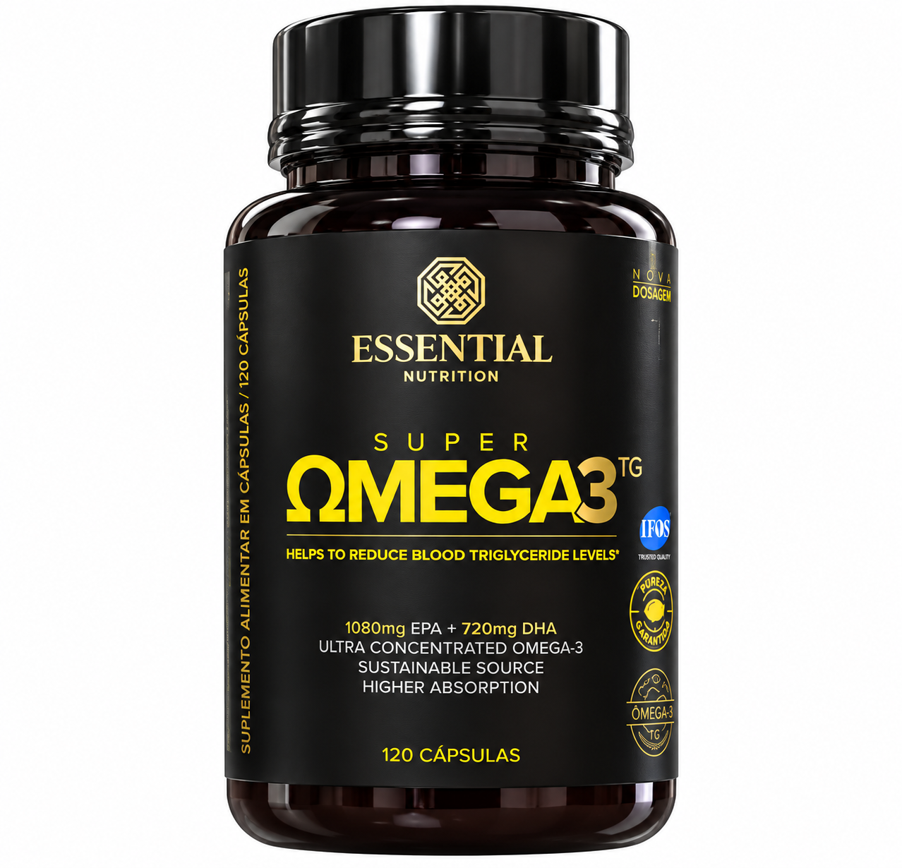 Super Ômega 3 TG ESSENTIAL NUTRITION 120cap