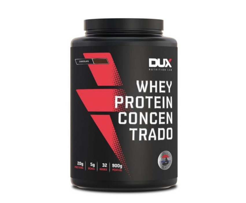 Dux whey concentrado 900gr sabor chocolate