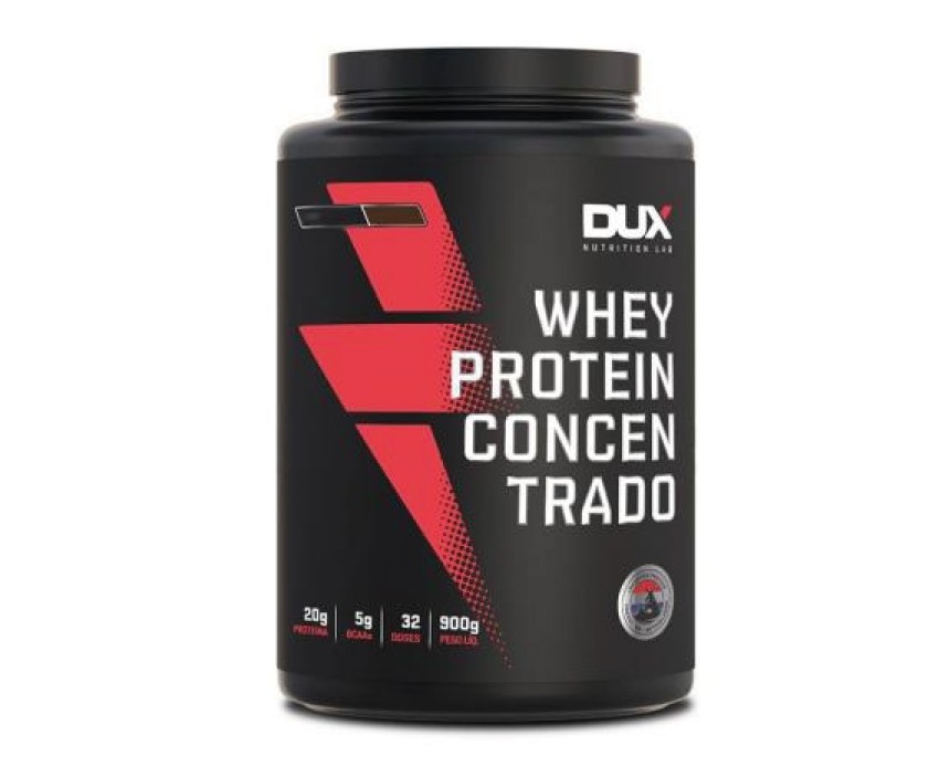 Dux whey concentrado 900gr sabor baunilha