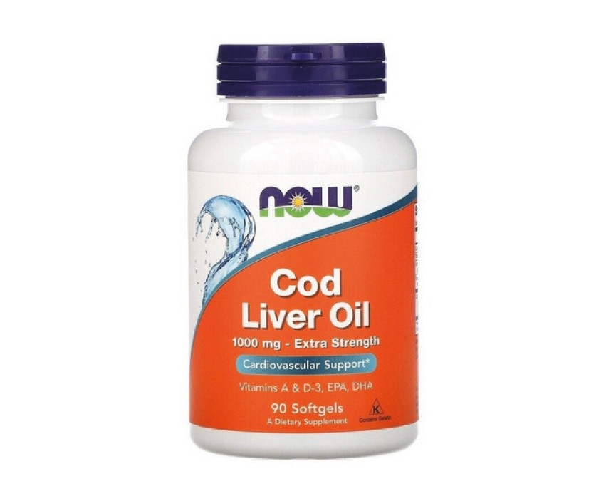 Cod liver oil 1000mg 180 cápsulas