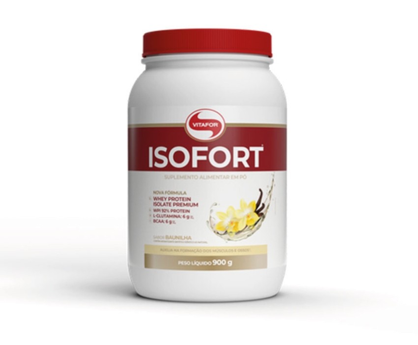 Isofort 900gr sabor baunilha