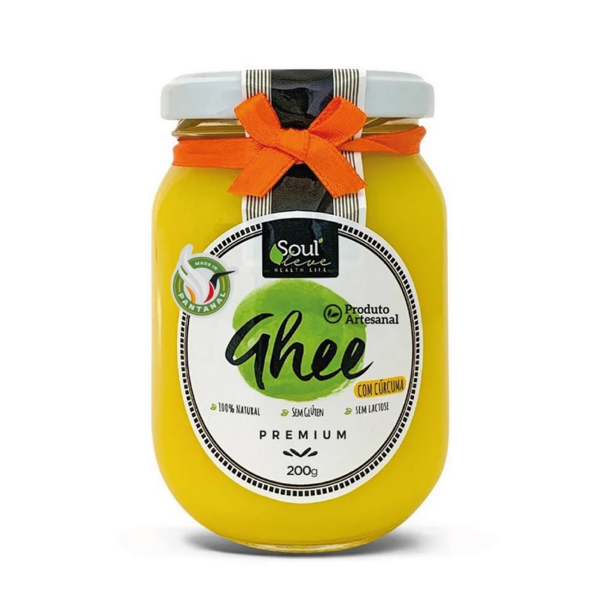 Manteiga ghee de nata com cúrcuma  200g