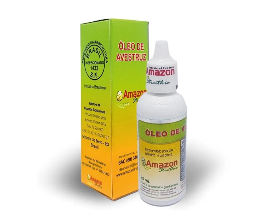 Óleo de avestruz amazon struthio 35ml