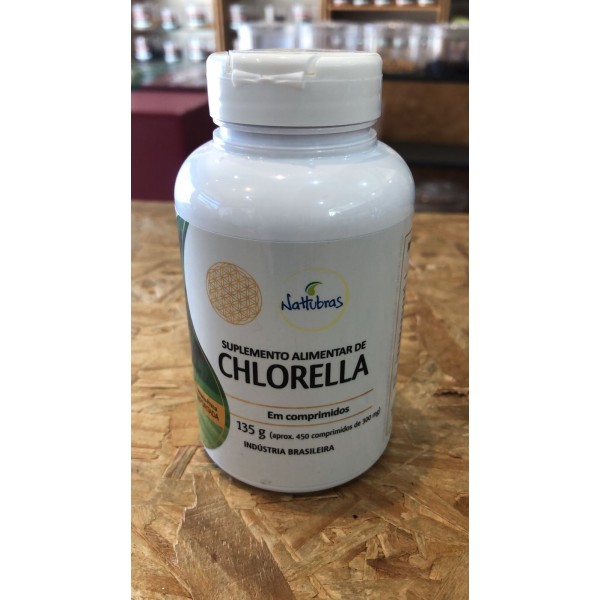 Suplemento Alimentar de Chlorella em Comprimidos