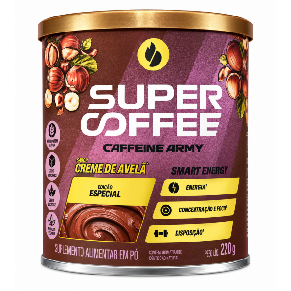 SuperCoffee Creme de Avelã 220g Caffeine Army