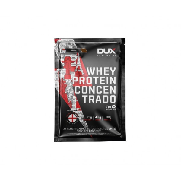 Dux whey concentrado sachê 28gr sabor brownie