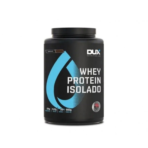 Dux whey isolado 900gr sabor de chocolate