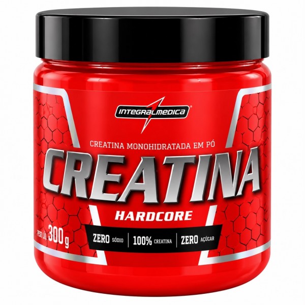 Creatina Monohidratada Hardcore Integralmédica 300g – 100% Pura