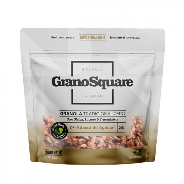 Granola tradicional zero açúcar 200g 