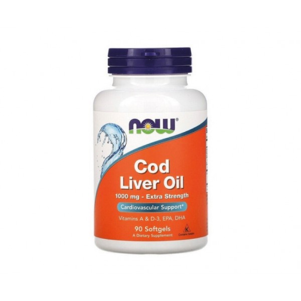 Cod liver oil 1000mg 180 cápsulas