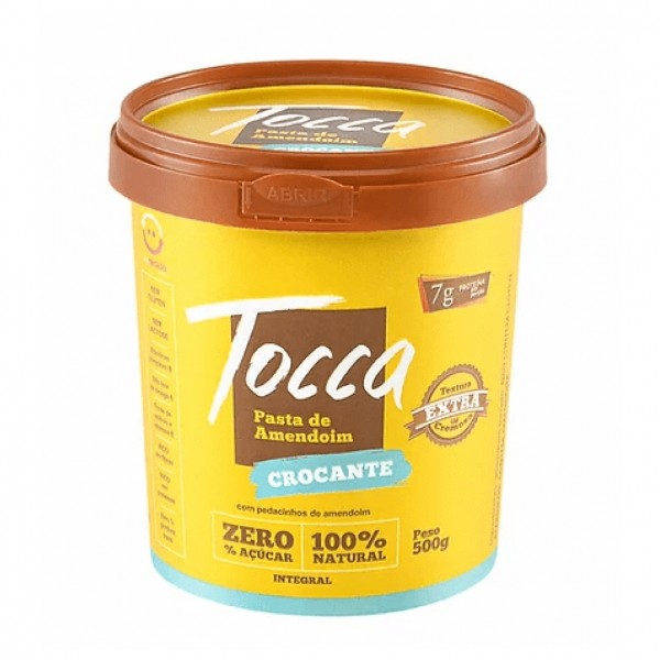 Pasta de amendoim Tocca tradicional crocante 500gr