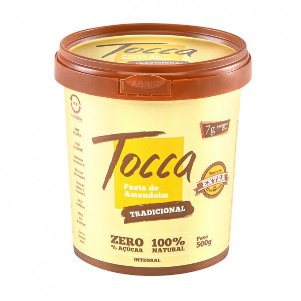 Pasta de amendoim Tocca tradicional 500gr