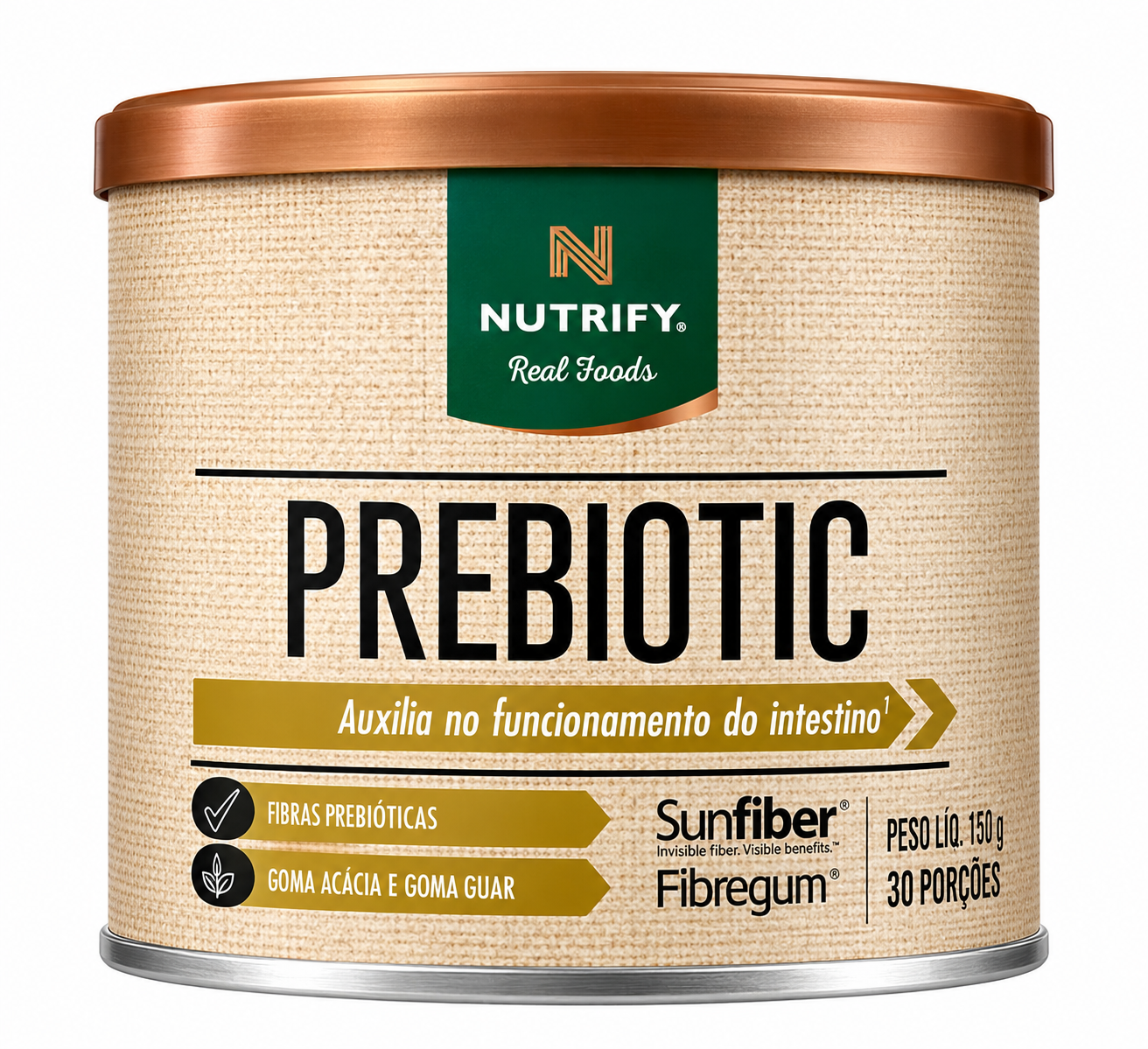 Prebiotic Nutrify Fibras Prebióticas 150g – Saúde Intestinal