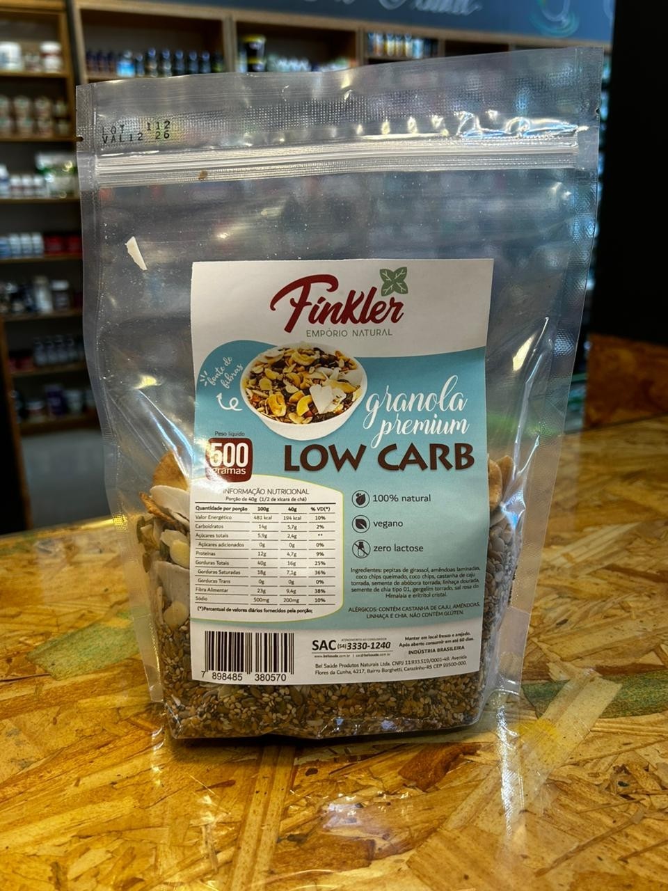Granola Premium Finkler Low Carb 