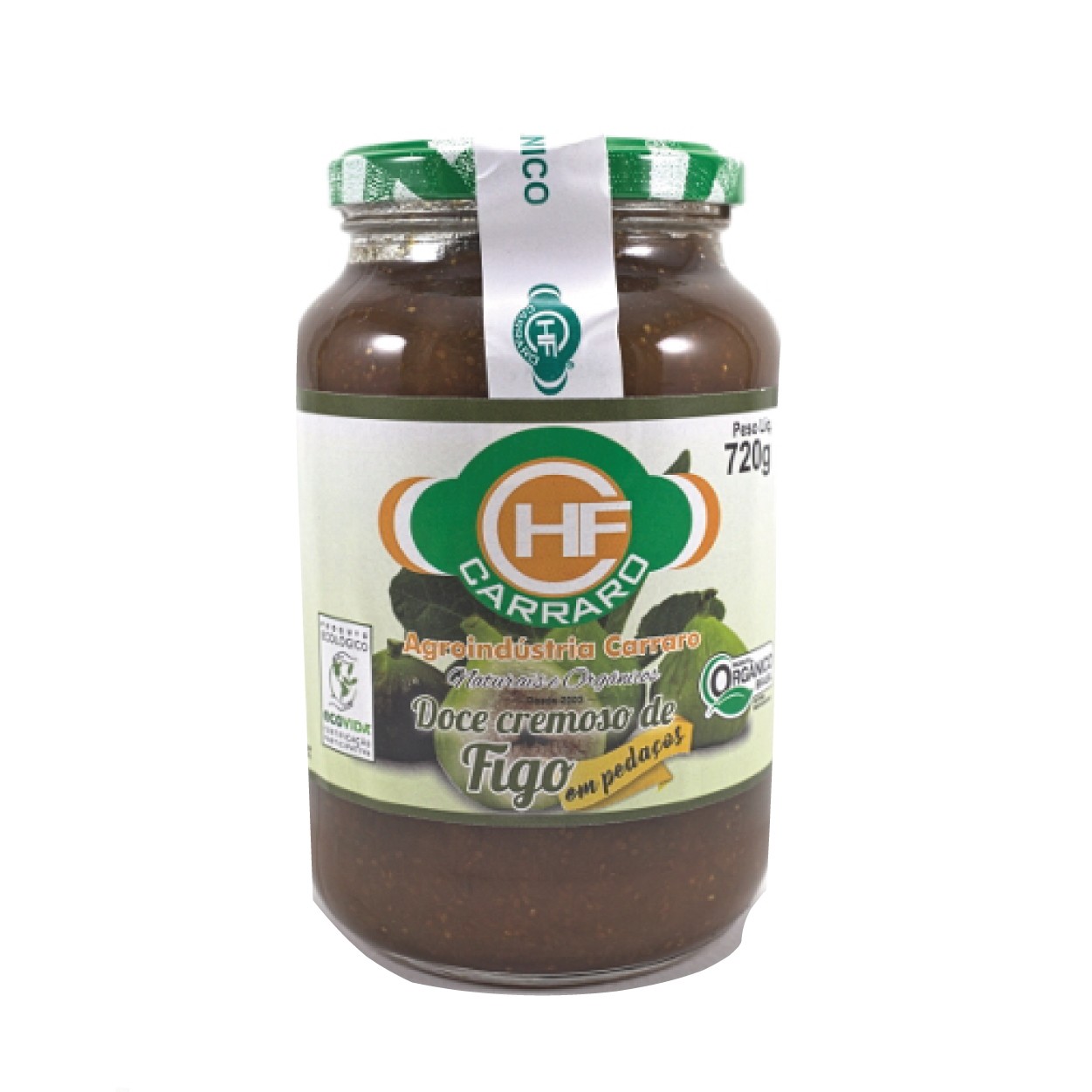 Doce cremoso de figo em pedaços 720gr