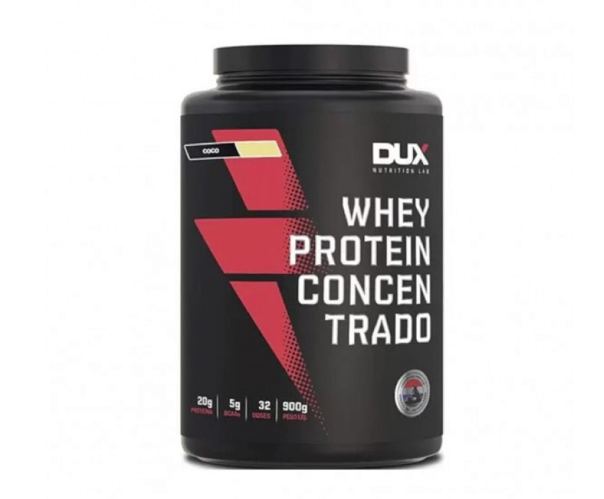 Dux whey concentrado 900gr sabor coco