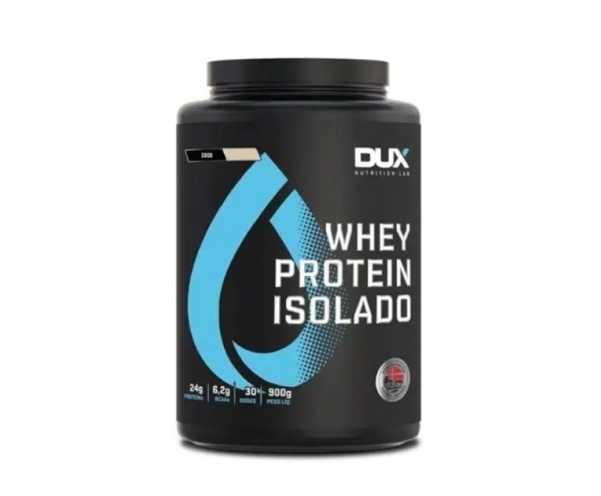 Dux whey isolado 900gr sabor de coco