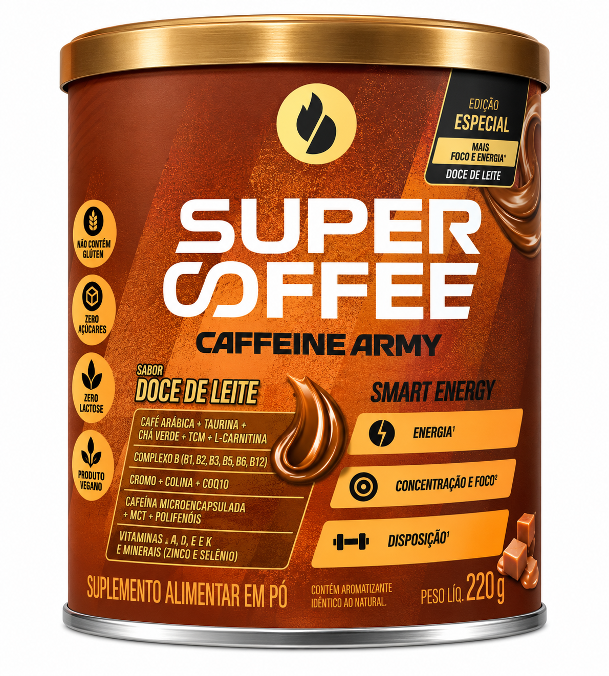 SuperCoffee  Doce de Leite 220g Caffeine Army