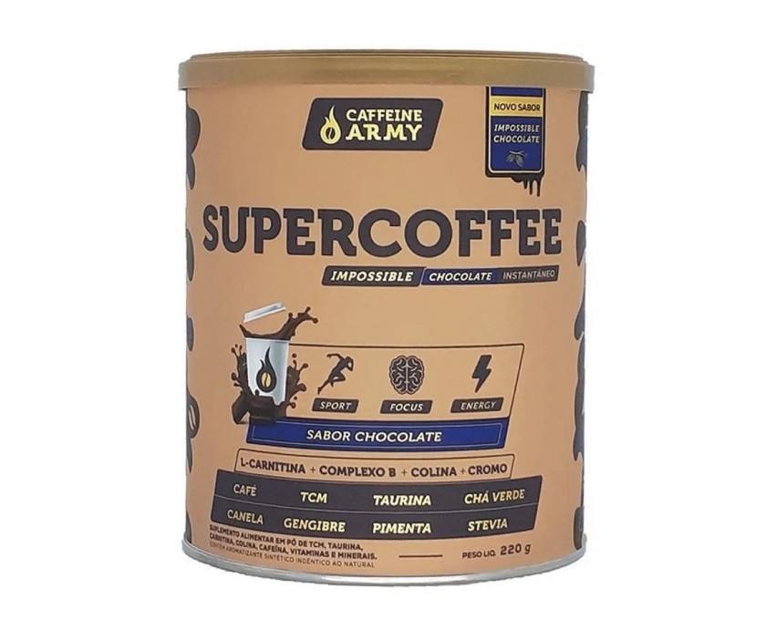 Supercoffe 200gr sabor chocolate