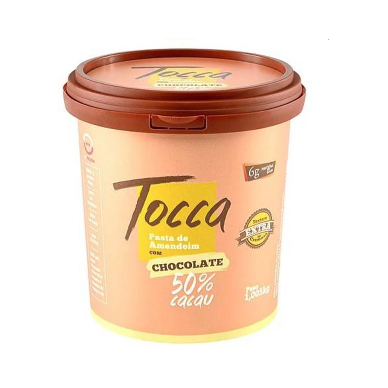 Pasta de amendoim Tocca sabor 50% cacau 1KG